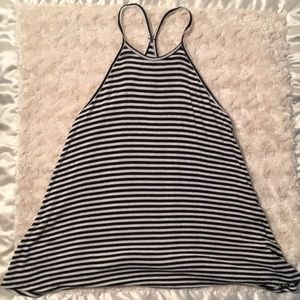 Old navy black and white striped top